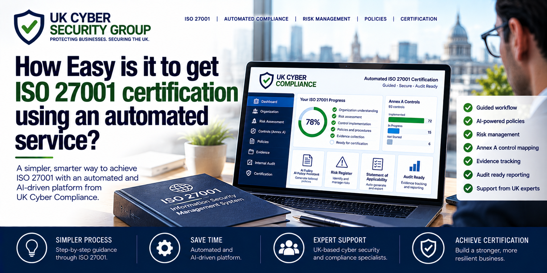 How Easy Is It To Get Iso 27001 Certification Using An Automated Service?
